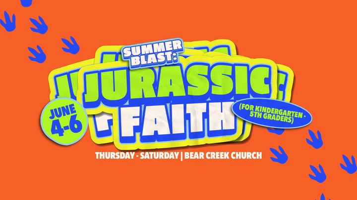Kids Summer Blast: Jurassic Faith  logo