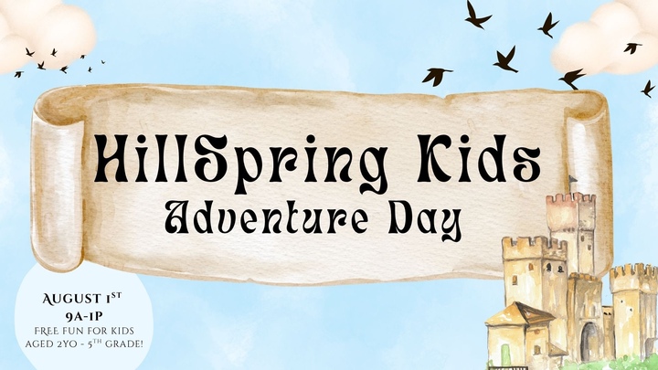 HillSpring Kids Adventure Day logo