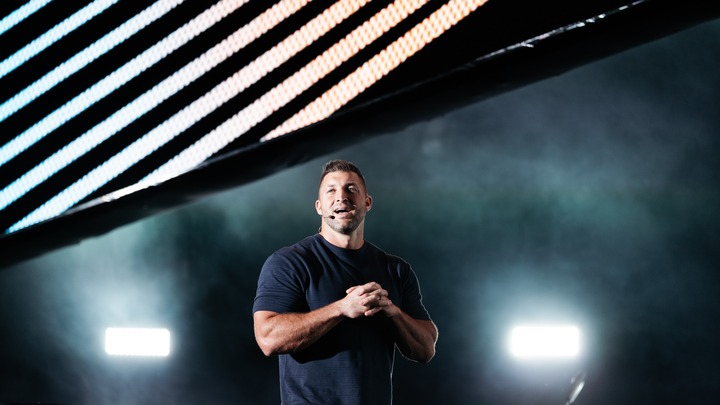 Join Us For Guest Speaker Tim Tebow  logo