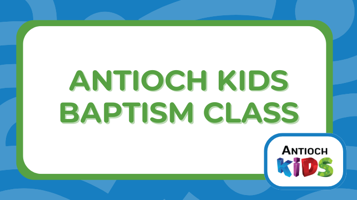 Kids Baptism Class logo