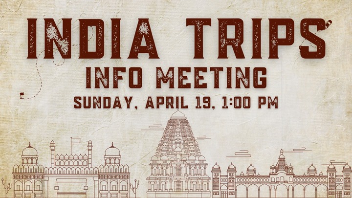 India Trips Information Meeting logo