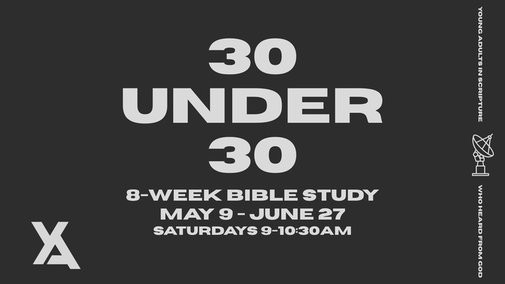 YA 30 Under 30 Bible Study logo