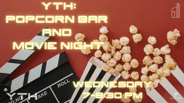 YTH Popcorn Bar and Movie Night logo