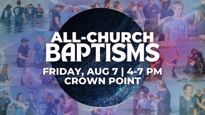 All-Church Baptisms at Crown Point logo