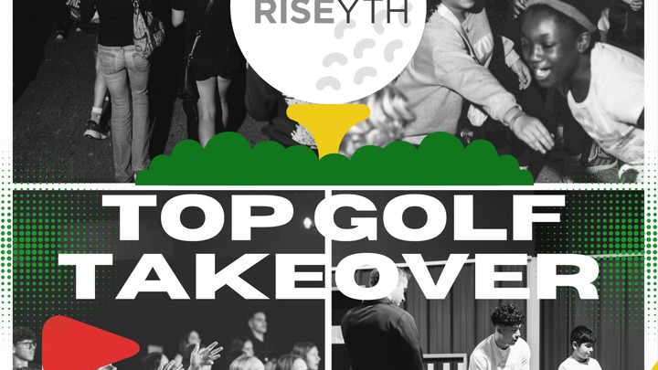 RiseYTH Topgolf Takeover logo