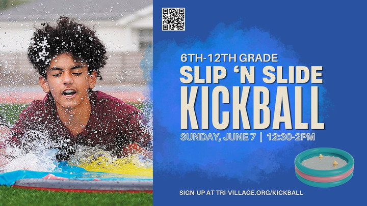 TVSM Slip 'N Slide Kickball logo