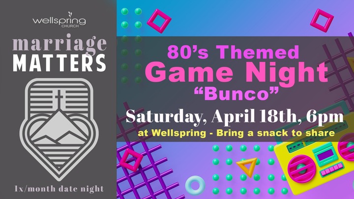 April Date Night - Game Night logo