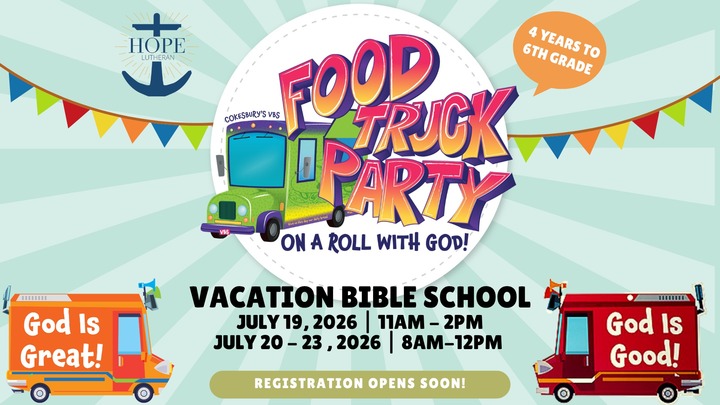 Volunteering for Hope VBS flyer