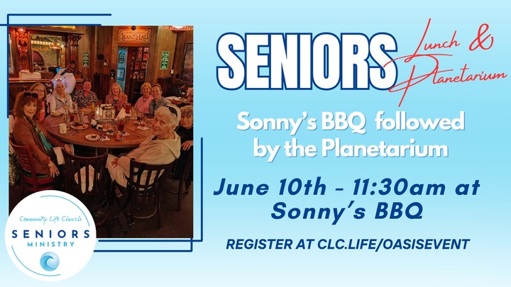Oasis Luncheon- Sonny's BBQ and Planetarium logo