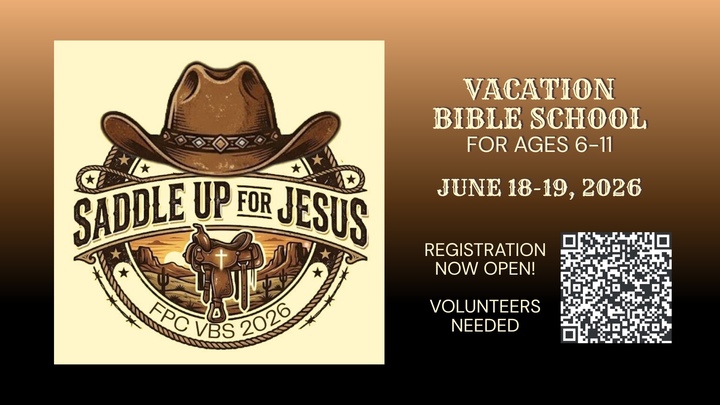 SADDLE UP FOR JESUS! VBS 2026 logo