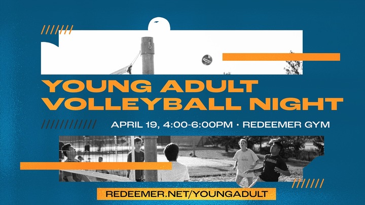 Young Adult Volleyball Night logo