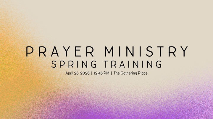 Prayer Ministry Spring Training logo