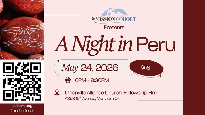 Missions Cohort Fundraising Dinner logo