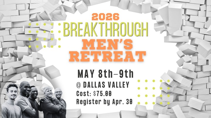 BREAKTHROUGH Men's Retreat logo
