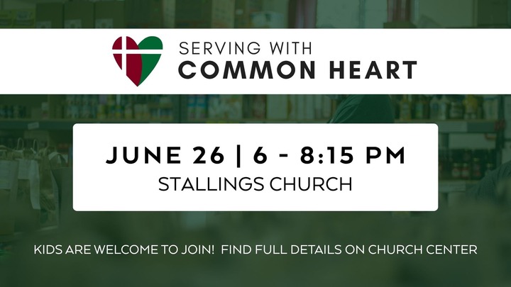 Serve at Common Heart (Stallings) logo