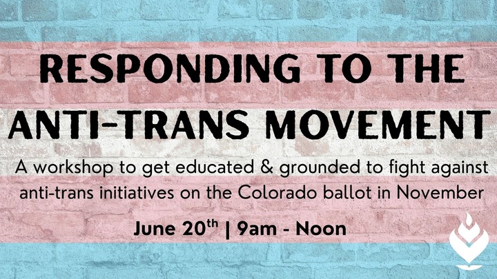Responding to the Anti-Trans Movement Workshop logo