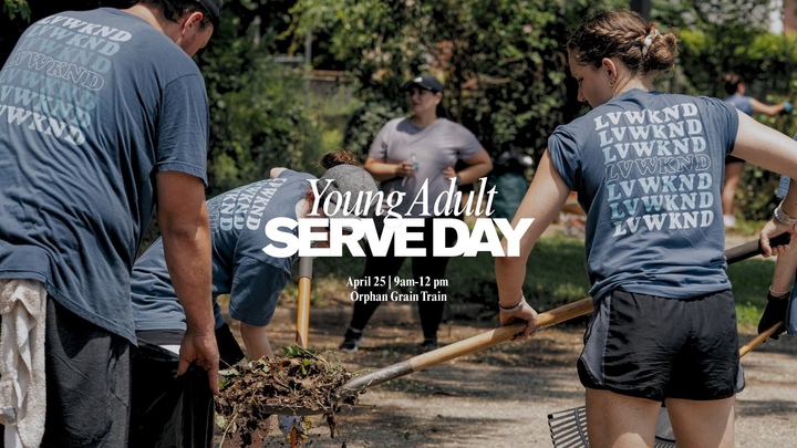 April Young Adult Serve Day  logo