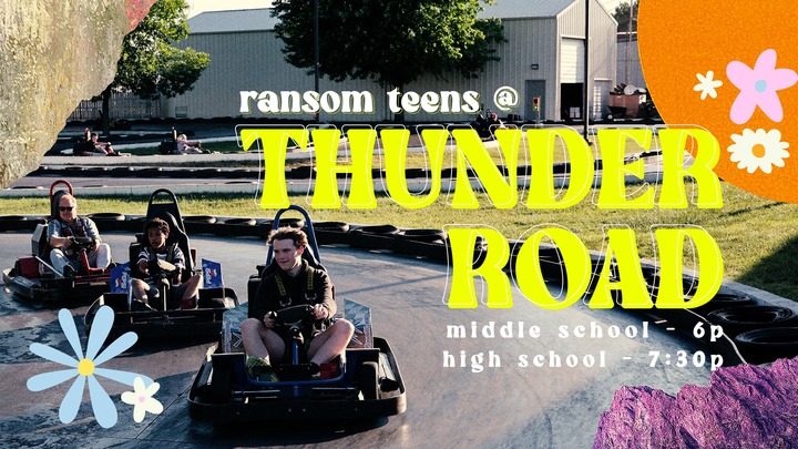 Teens Summer Event: August - Thunder Road logo