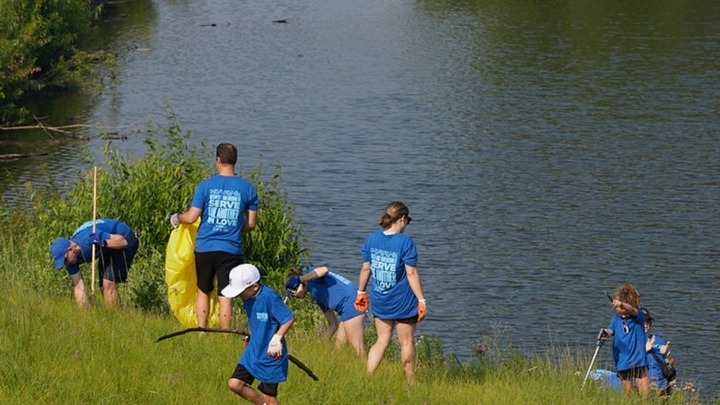 First Saturday Serve | Maple Grove | Central Park Clean Up logo