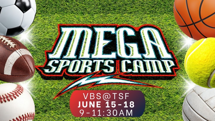 VBS Mega Sports Camp logo