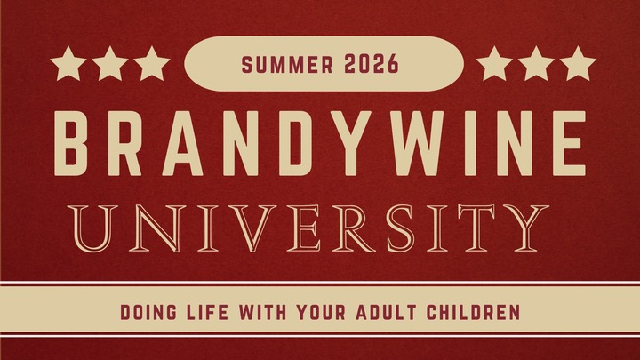 Brandywine University: Doing Life with Your Adult Children logo
