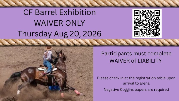 CF Barrel Exhibition Aug 20, 2026 logo