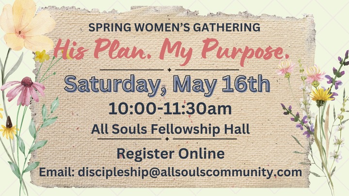 Spring Women's Gathering logo