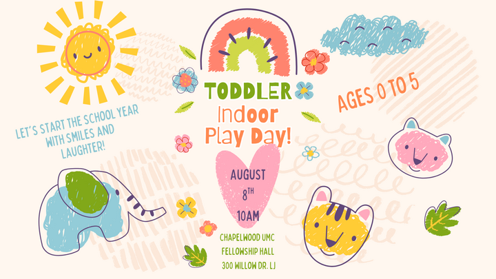 Toddler Indoor Play Day! flyer