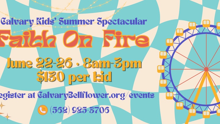 Summer Spectacular 2026: Faith On Fire logo