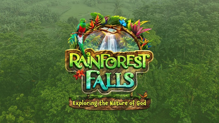 Rainforest Falls VBS 2026 logo