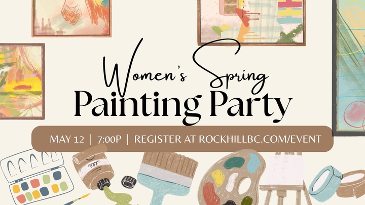 Women's Spring Painting Party logo