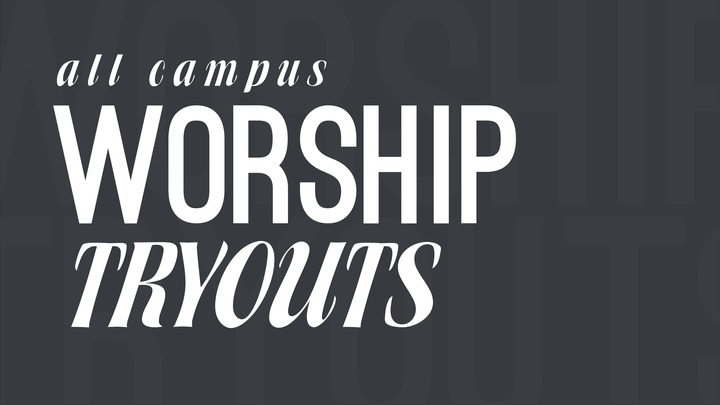 All Campus Worship Tryout logo