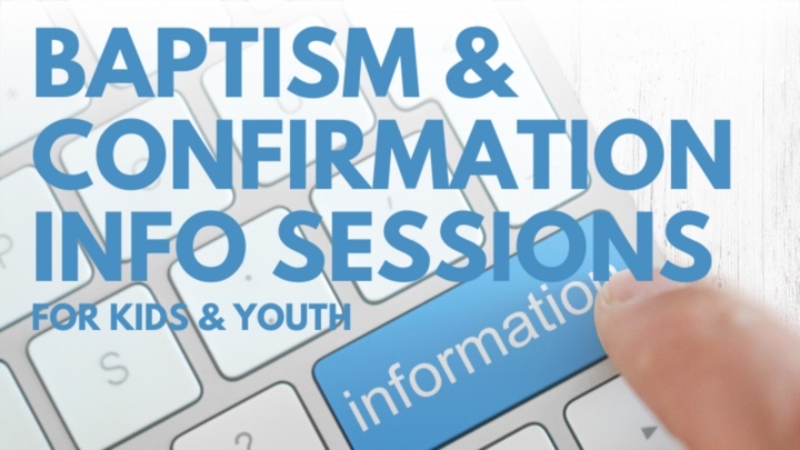 Baptism & Confirmation Info Sessions logo