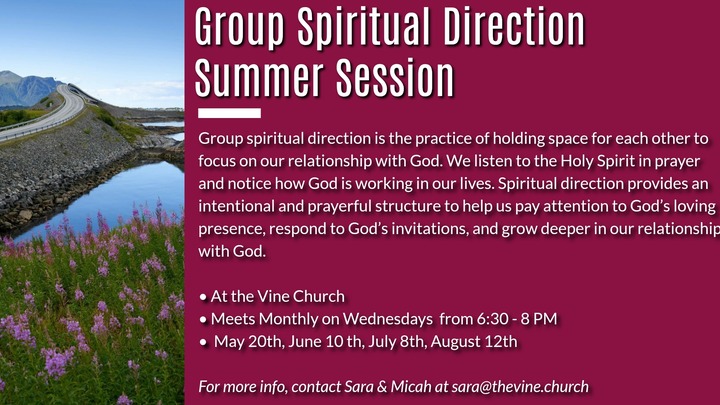Intro to Group Spiritual Direction - Summer Sessions logo