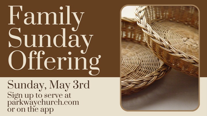 Family Sunday Offering - May 2026 logo