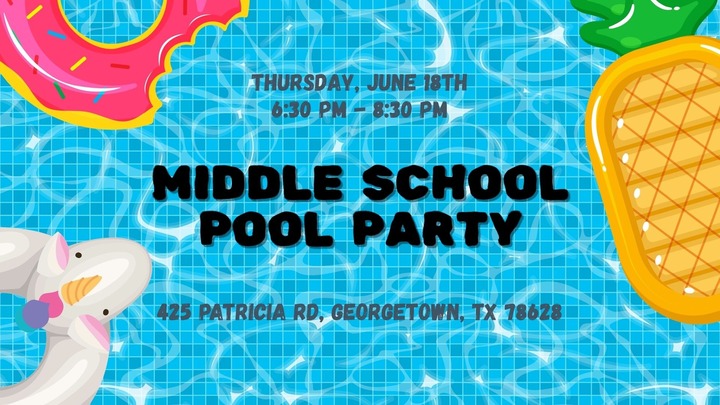 Middle School Pool Party logo