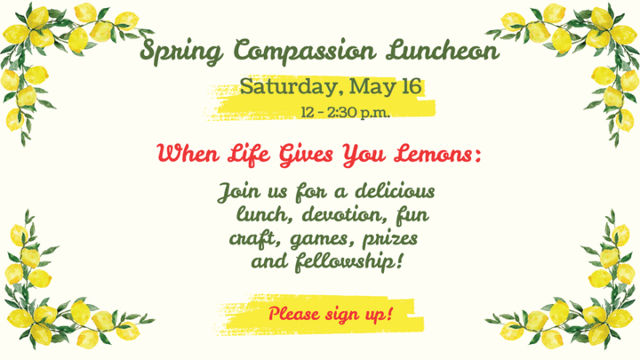 Spring Compassion Luncheon logo