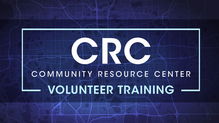 Community Resource Center Volunteer Training | May 31 logo