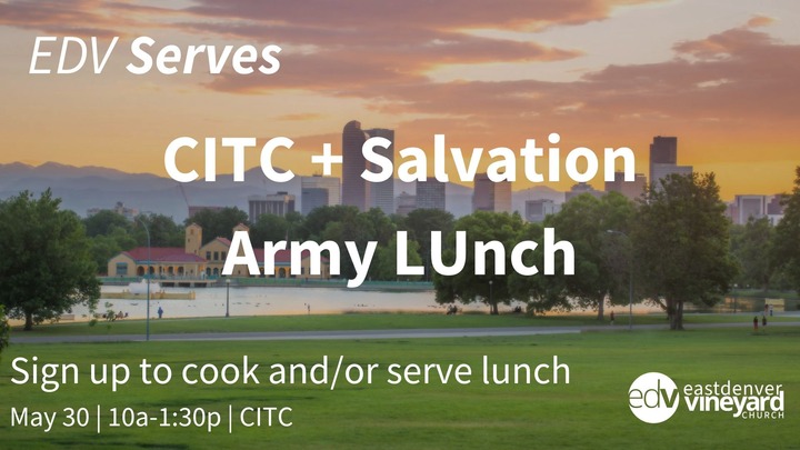 EDV Serves: CITC + Salvation Army Lunch