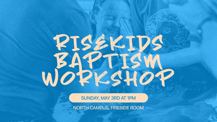 RiseKids Baptism Workshop logo