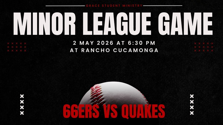 Student Ministry Minor League Baseball Game logo
