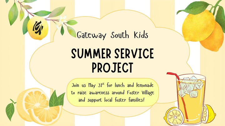 South Kids Summer Service Project  logo