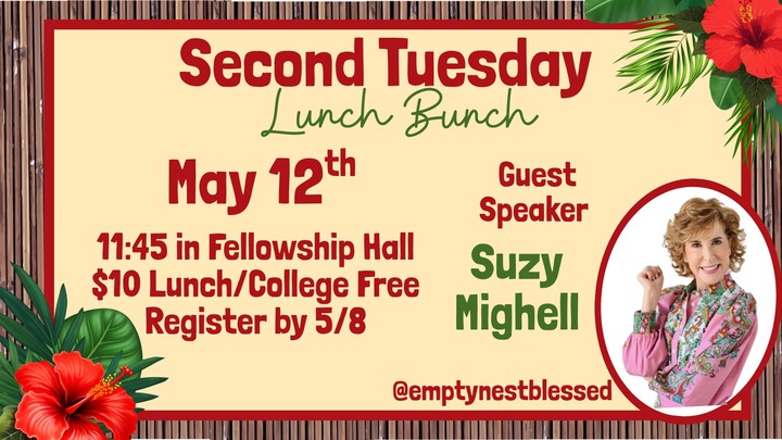 May - Second Tuesday Lunch Bunch logo