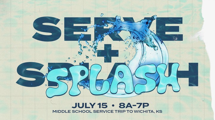 Serve & Splash Middle School Volunteer Day logo