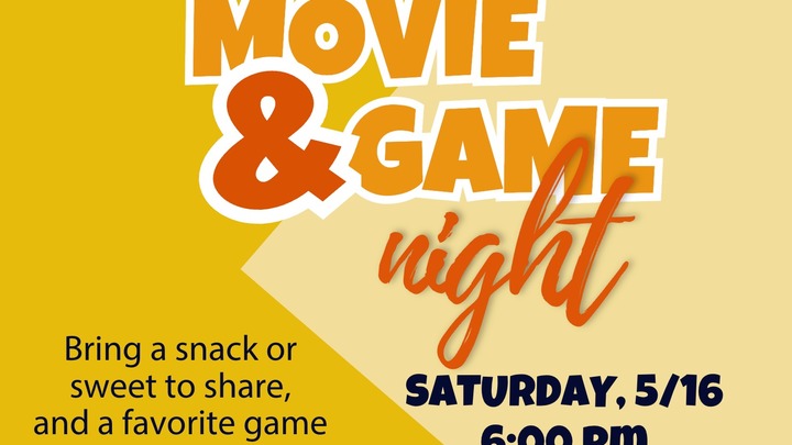 May Game & Movie Night logo