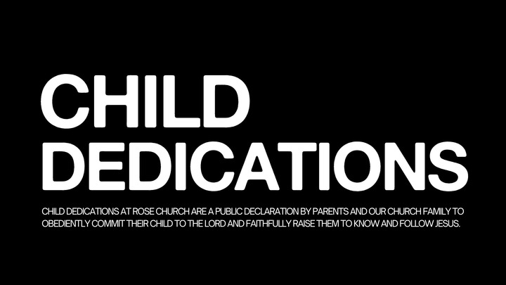 Child Dedications  logo