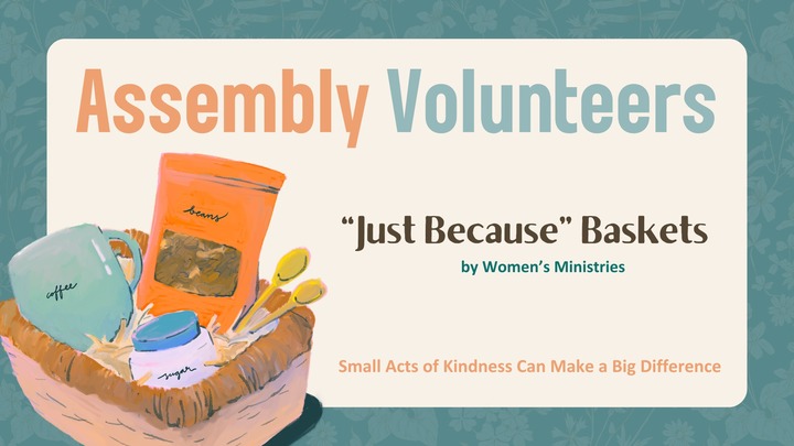 "Just Because" Care Basket Assembly logo