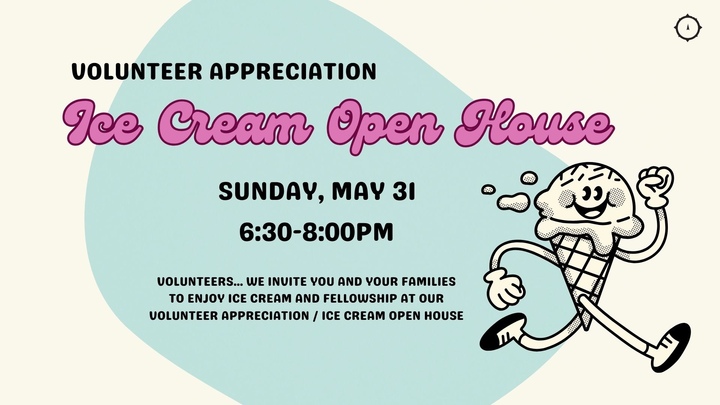Volunteer Appreciation / Ice Cream Open House logo
