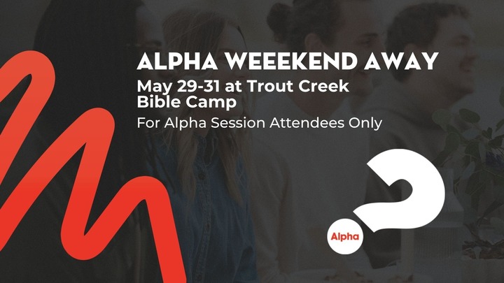 Alpha Weekend Away logo