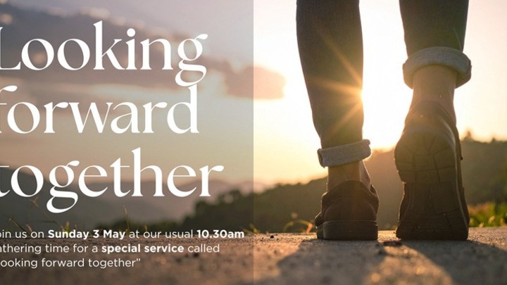 Looking forward together logo